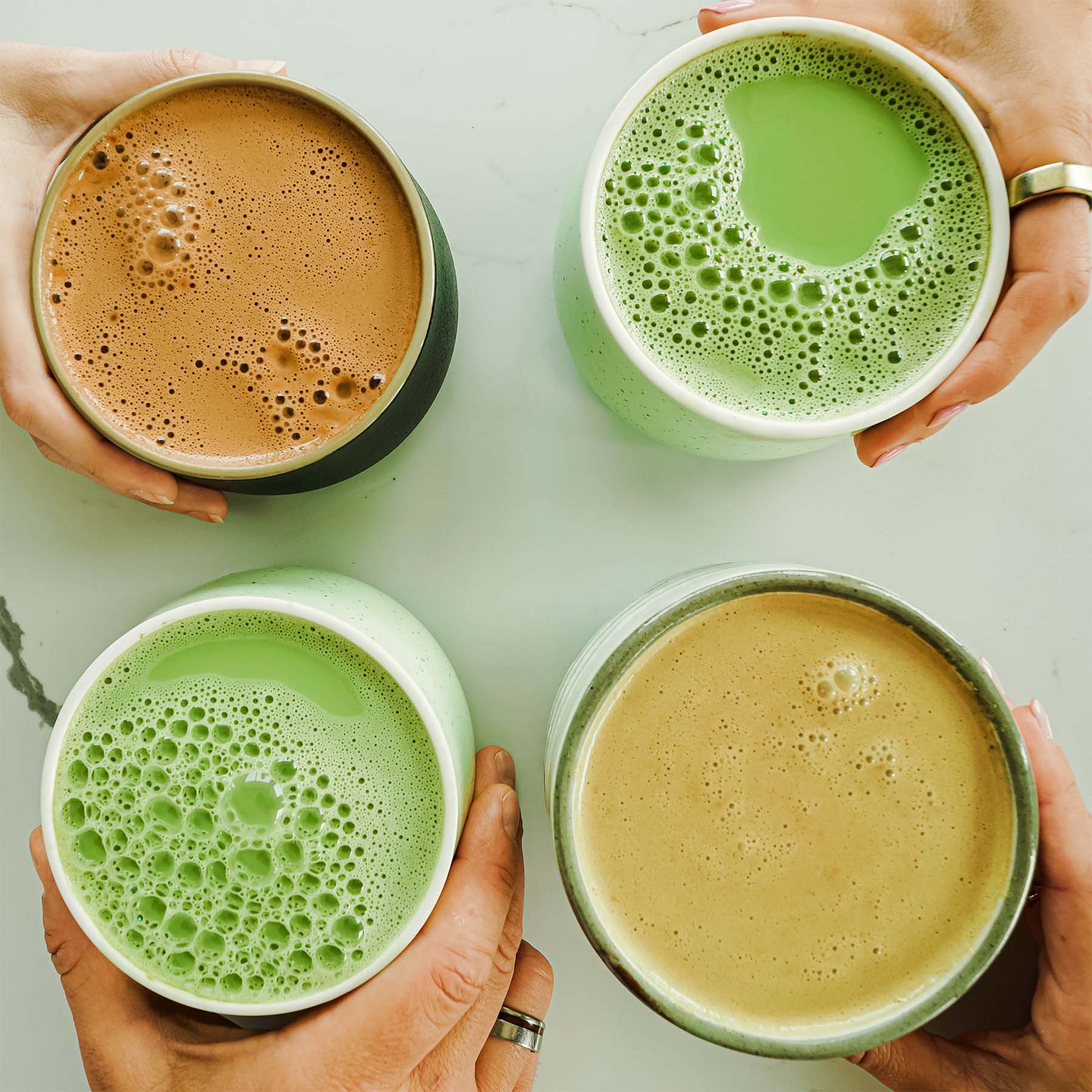Pumpkin Spice Matcha & Coffee